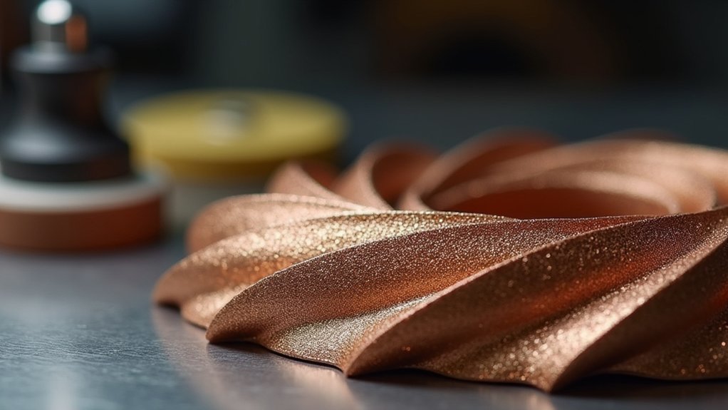 metal filament finishing techniques