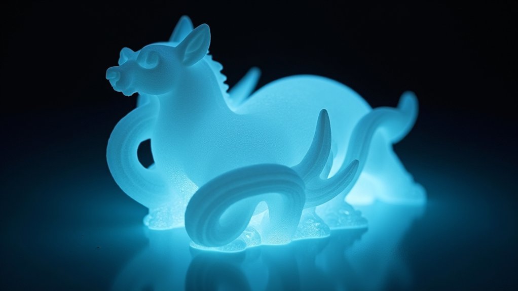 phosphorescent pla glow filaments