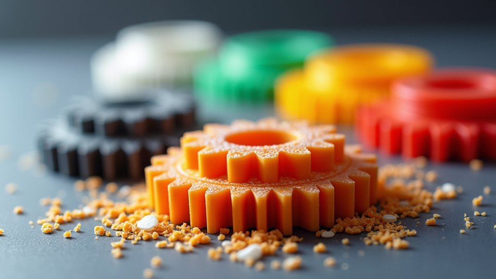abrasive filaments accelerate wear