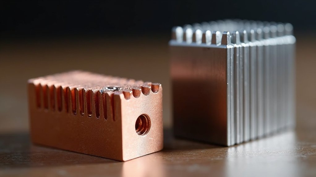 copper titanium heat management