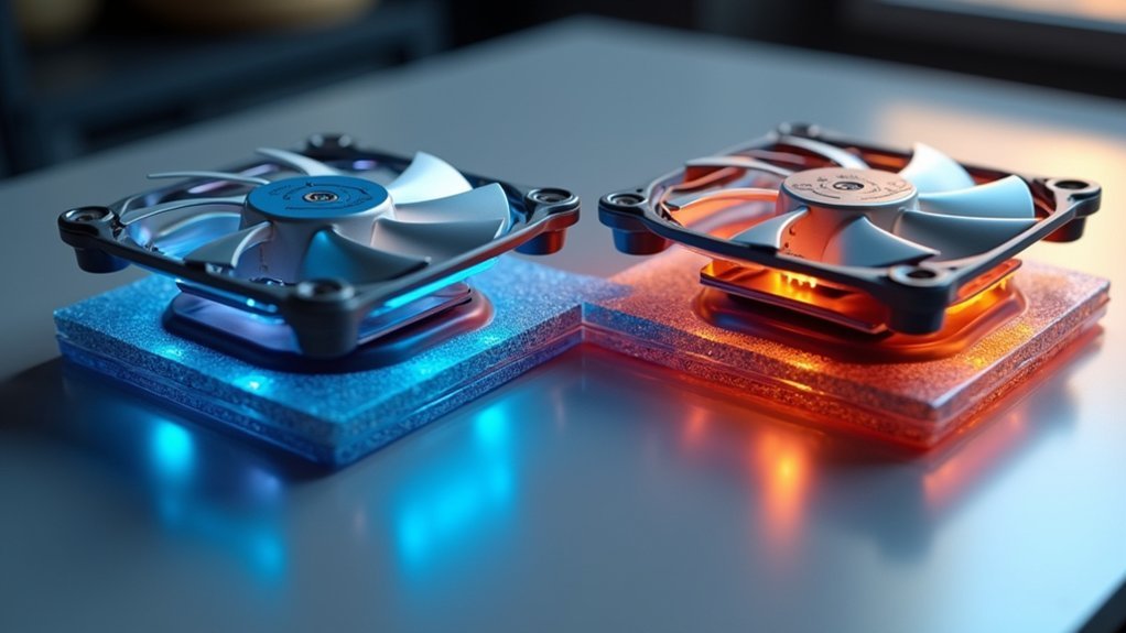dual fan temperature control
