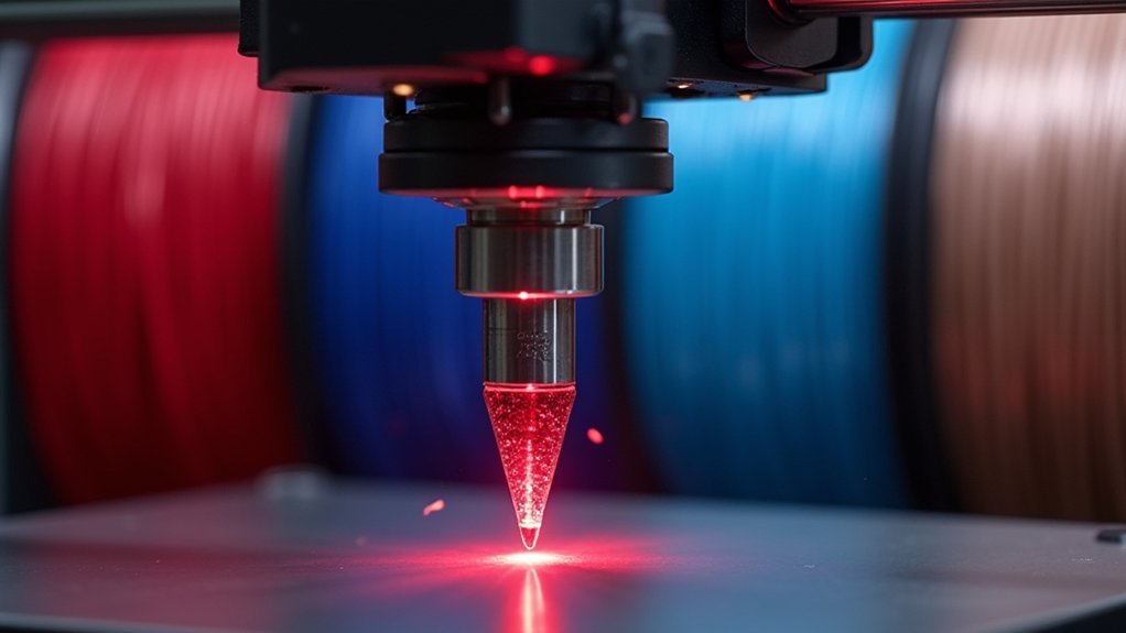 durable high temperature printing nozzles