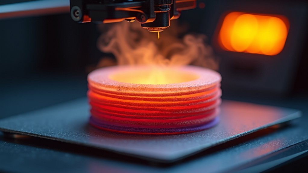 enclosure temperature enhances adhesion