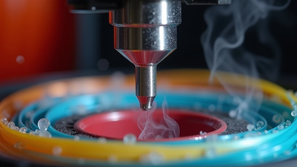 higher temperatures for extrusion