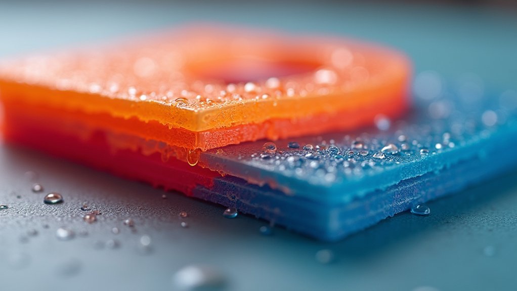 moisture leads to adhesion issues