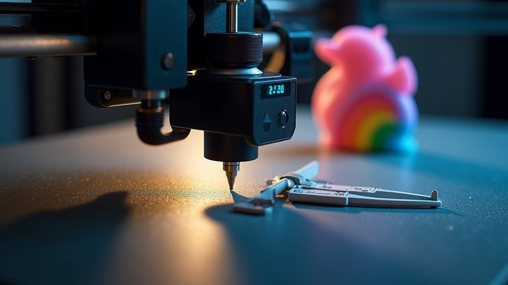 nozzle calibration and leveling