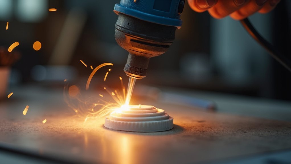 optimal heat gun distance