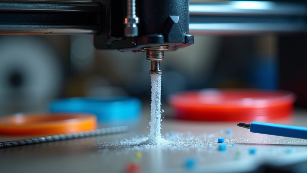 preventing extruder nozzle clogs