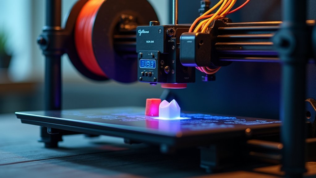 printer connection and calibration