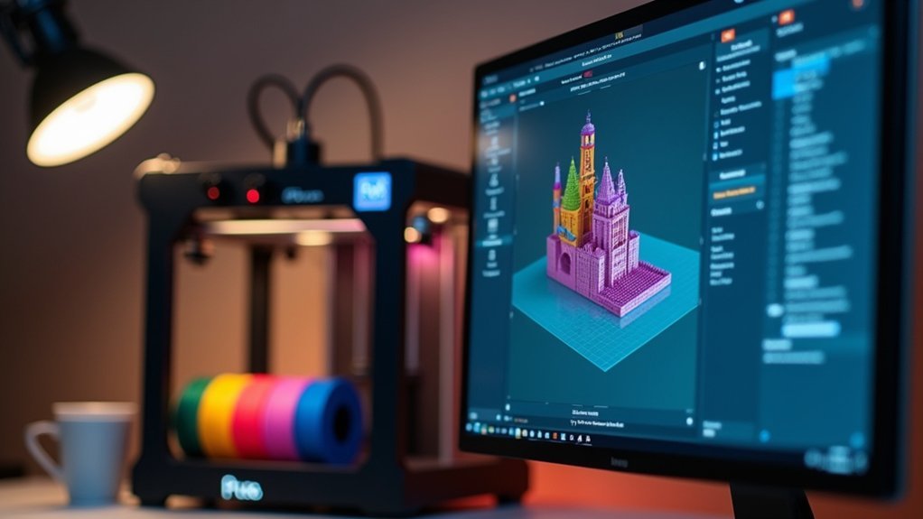 seamless multi color printing integration