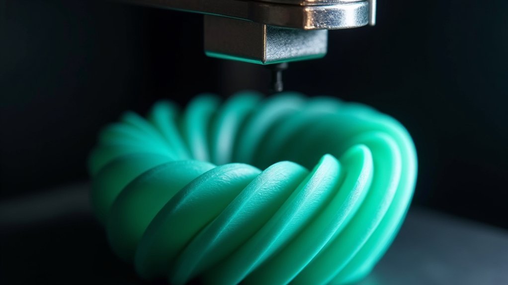 spiral printing for aesthetics