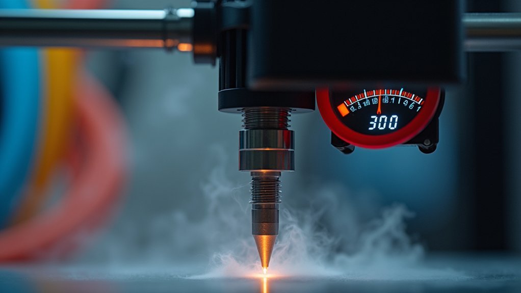 temperature control for nozzle protection