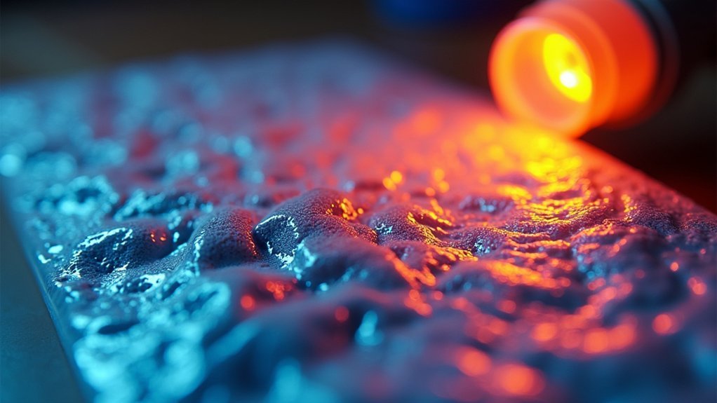 uv heat enhances polymerization