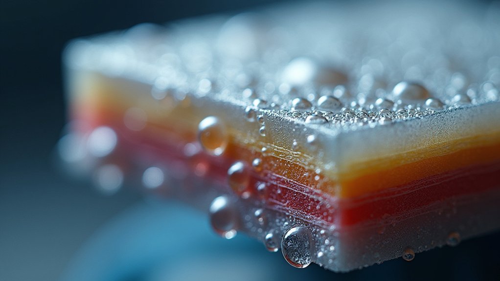 water vapor weakens adhesion