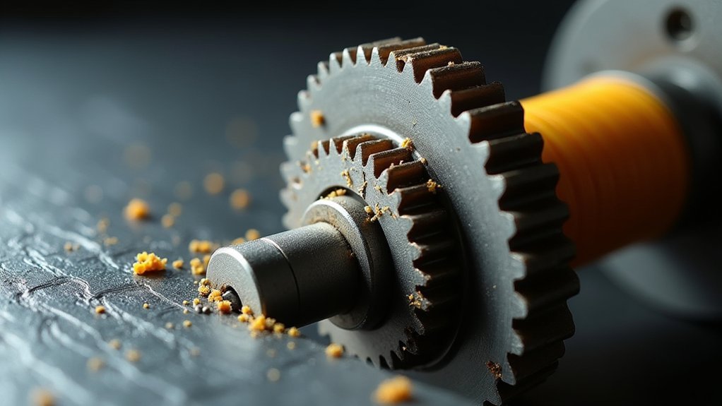 worn gears cause under extrusion