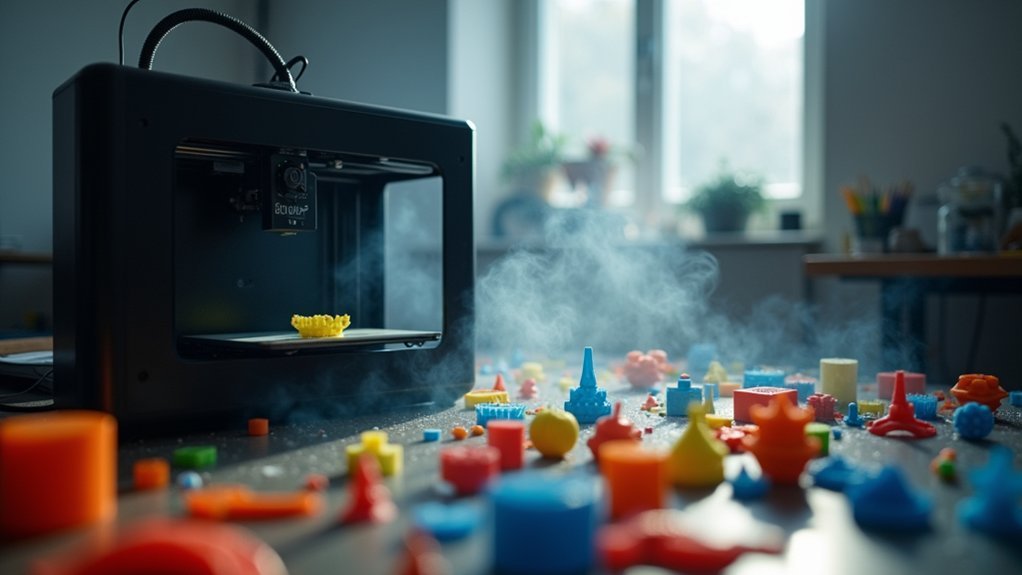 airborne pollutants from printing