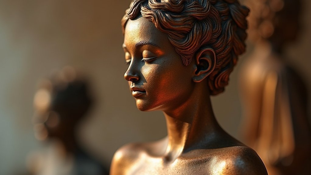 bronze powder coating technique