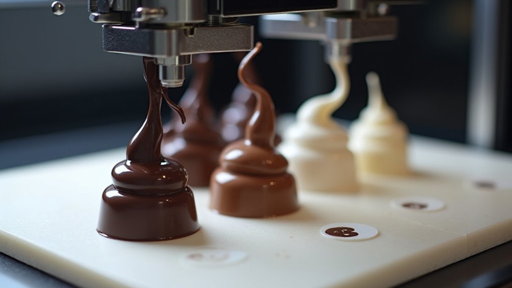 chocolate composition affects printing