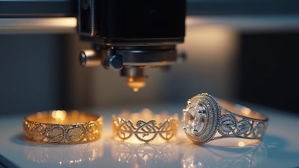 jewelry design for metal filaments