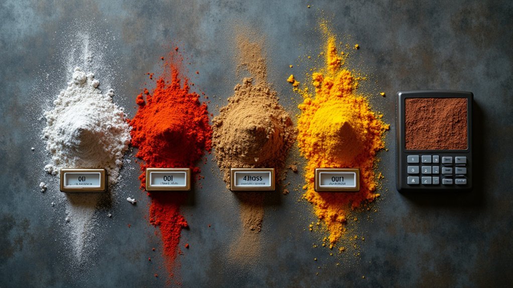 metal powder pricing categories