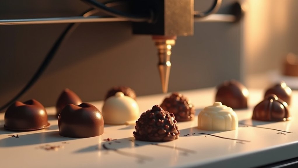 optimal chocolate printing temperatures