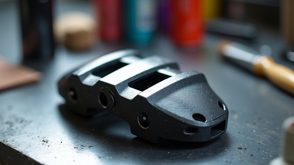 professional brake caliper finishing