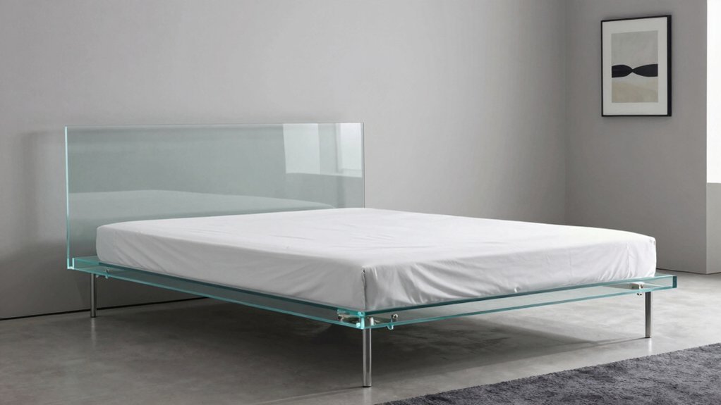 glass bed options for flat smooth bottoms